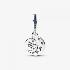 Шарм Pandora Sparkling Moon Spinning Dangle
