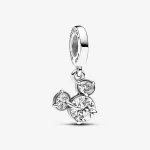 Шарм Pandora Disney Mickey Mouse Sparkling Head Silhouette Dangle