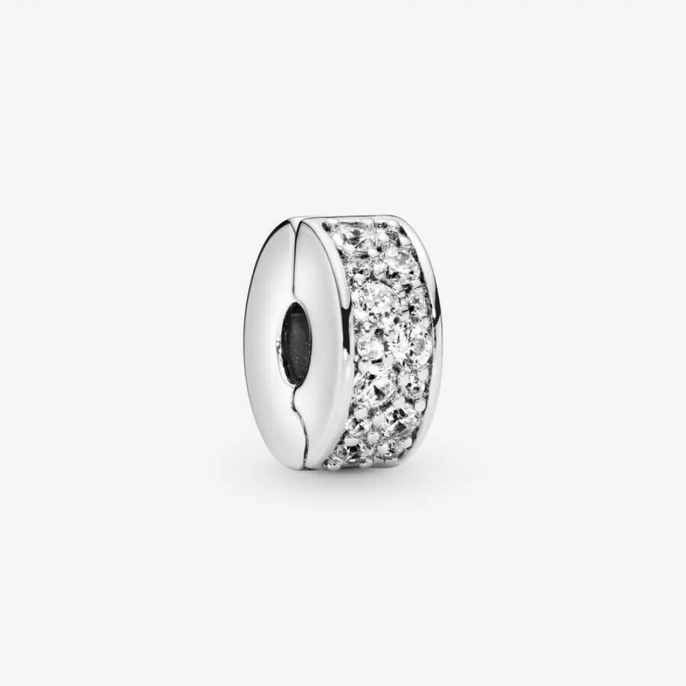 Шарм Pandora Clear Pavé Clip