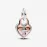 Шарм Pandora Two-tone Twistable Heart Padlock Double Dangle