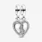 Шарм Pandora Friends Splittable Heart Dangle