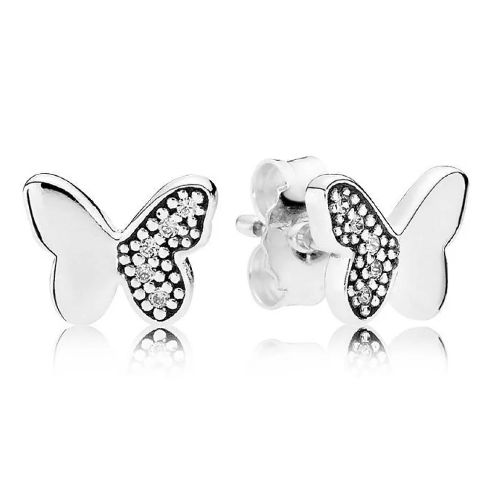 Серьги Pandora Shiny Butterfly