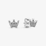 Серьги Pandora Crown Stud