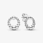 Серьги Pandora Beaded Circle Stud
