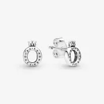 Серьги Pandora Polished Crown O Stud