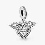 Шарм Пандоры Heart and Angel Wings Dangle