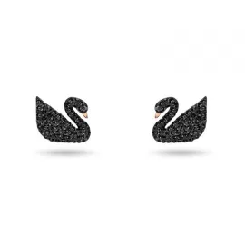 Серьги-пусеты Swarovski Iconic Swan / Лебеди / Кристаллы Сваровски