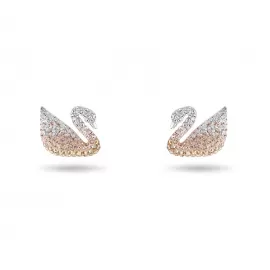 Серьги Swarovski Gradient Swan Pave / Лебеди / Кристаллы Сваровски