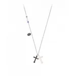 Колье Swarovski Mini Cross Duos Multi-Colored| Дуэт мини крест| Кристаллы Сваровски