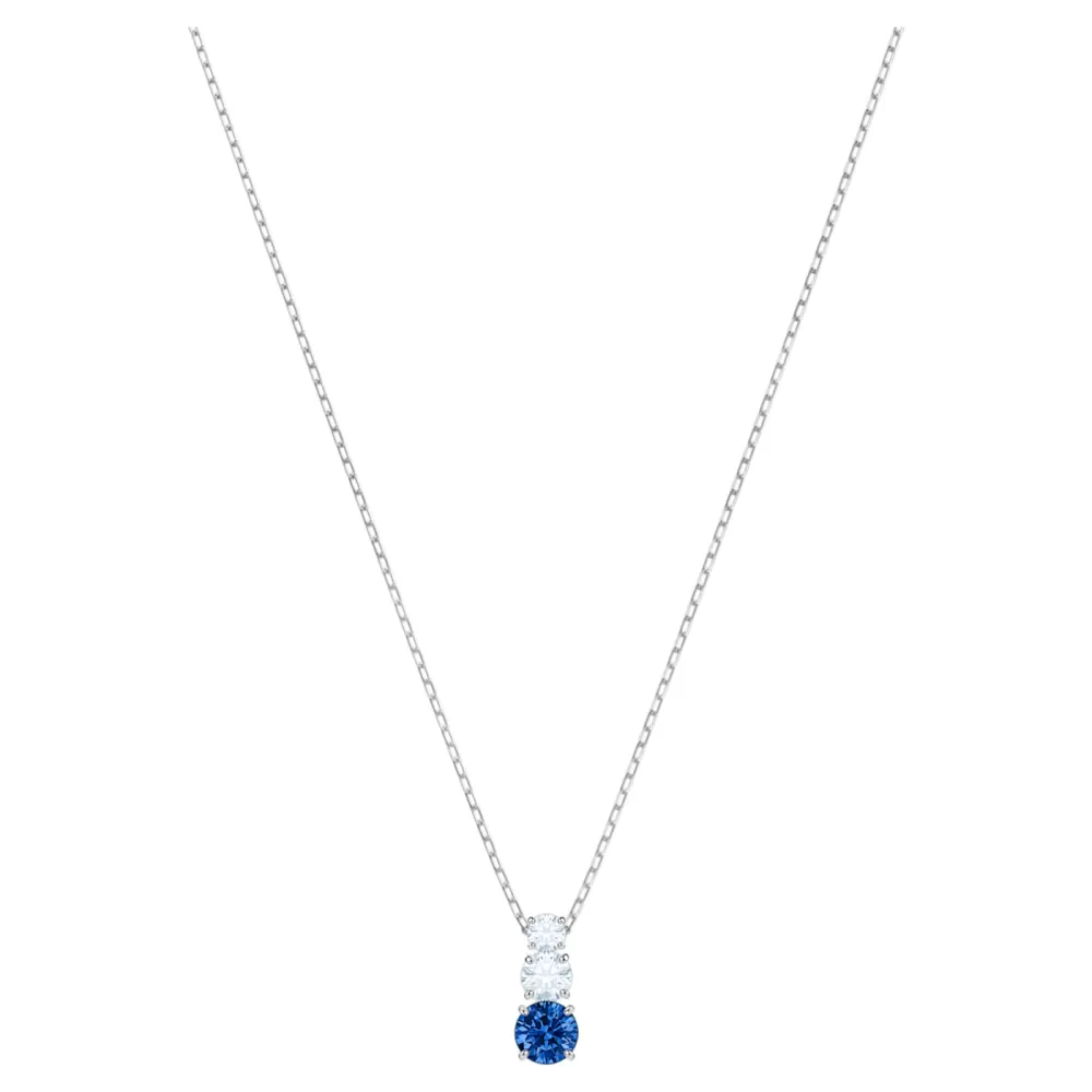Колье Swarovski Attract Trilogy Blue | Кристаллы Сваровски