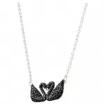 Колье Swarovski Double Swan Pave | Кристаллы Сваровски