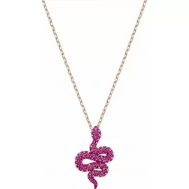 Колье Leslie Pendant Pink / Кристаллы Swarovski