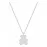 Колье  Swarovski Мишка Teddy | кристаллы Swarovski | White gold