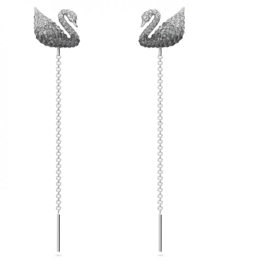 Серьги Swarovski Iconic Swan | Кристаллы Сваровски